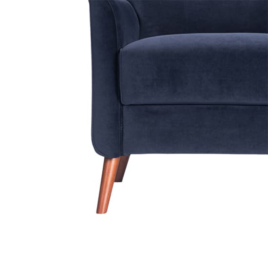 Baron Velvet Occasional Lounge Chair In Midnight Blue_6