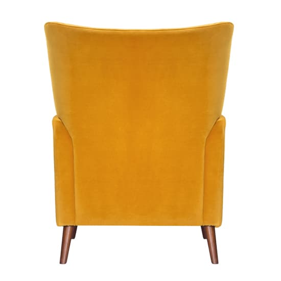 Baron Velvet Occasional Lounge Chair In Mustard_4