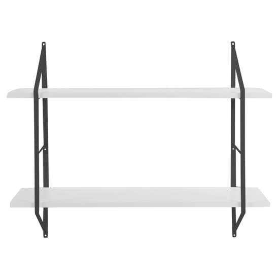 Barrie Wooden Wall Shelf Wall Hung With 2 Shelves In White_2