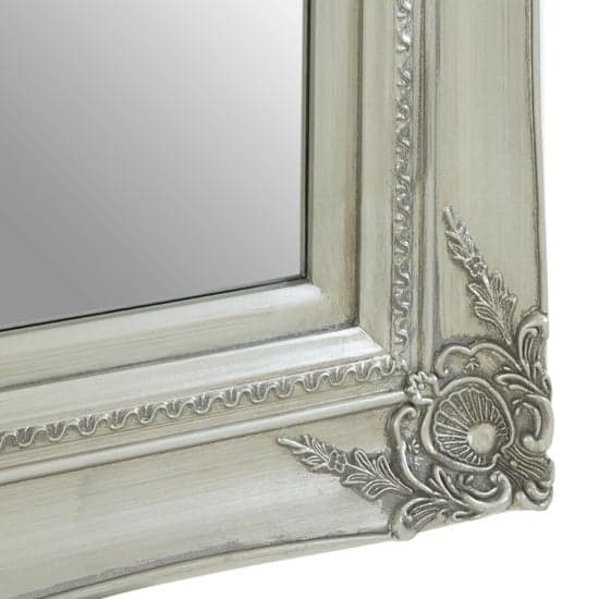Barstik Rectangular Wall Mirror In Silver Frame_4