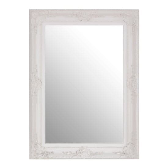 Barstik Rectangular Wall Mirror In White Frame_2
