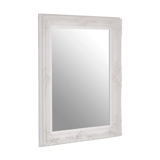 Barstik Rectangular Wall Mirror In White Frame_1