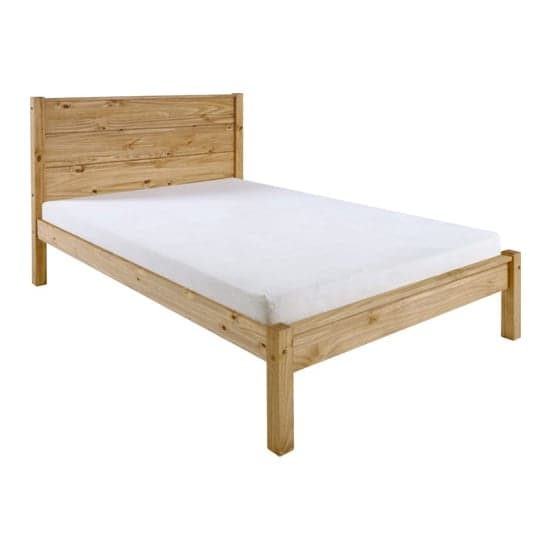 Brela Wooden Double Bed In Waxed Pine_2