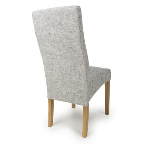 Basey Grey Weave Fabric Dining Chairs In Pair_3