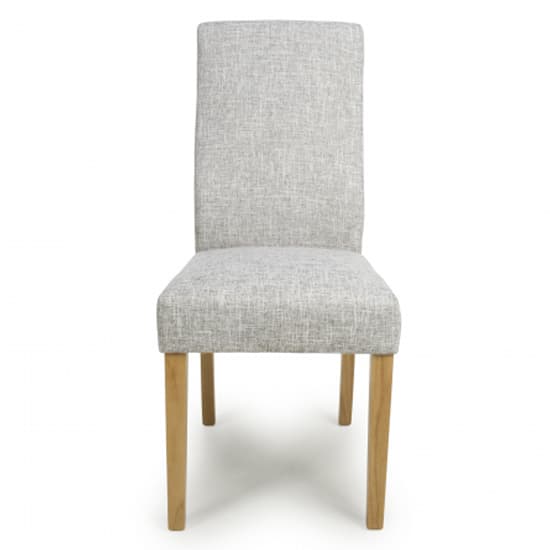 Basey Grey Weave Fabric Dining Chairs In Pair_5