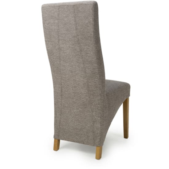 Basreh Mocha Weave Fabric Dining Chairs In Pair_3