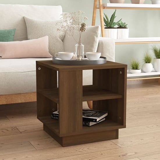 Batul Wooden Coffee Table With Undershelf In Brown Oak_1