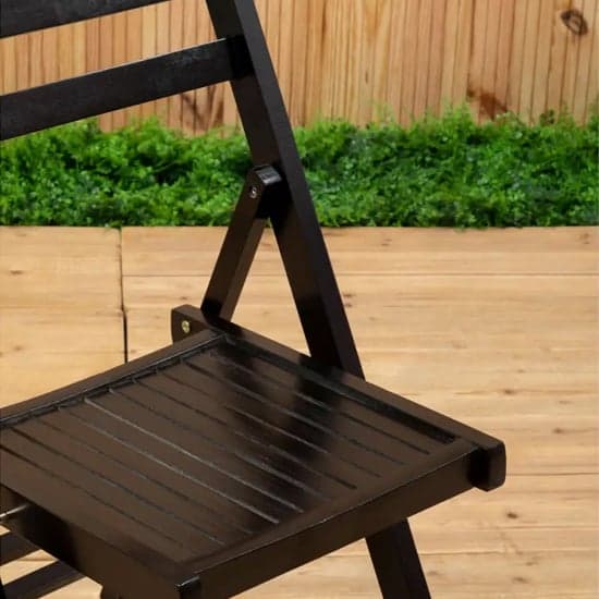Baxter Outdoor Solid Wood Folding Chair In Black_2