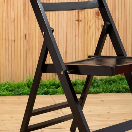 Baxter Outdoor Solid Wood Folding Chair In Black_3