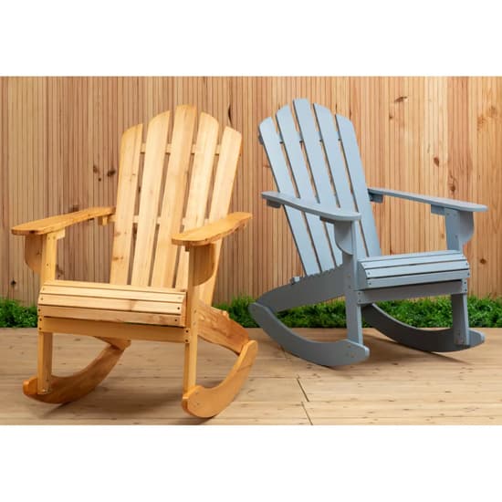 Baxter Outdoor Solid Wood Rocking Chair In Natural_5