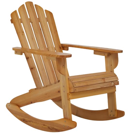 Baxter Outdoor Solid Wood Rocking Chair In Natural_6
