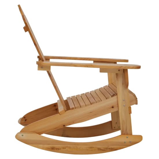 Baxter Outdoor Solid Wood Rocking Chair In Natural_8