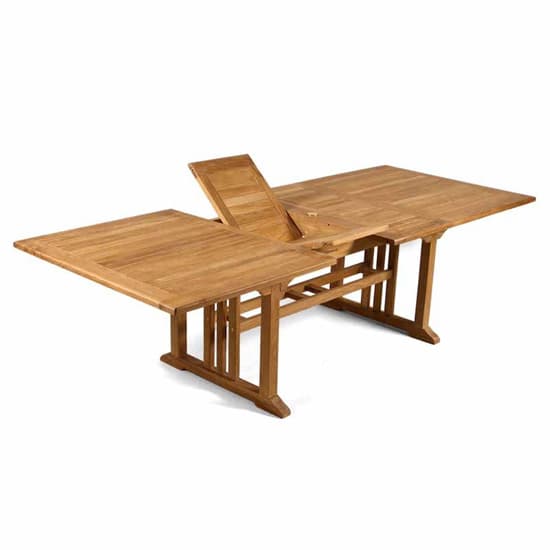 Bayle Extendable Teak Wood Dining Set With 8 Chairs_3