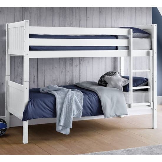 Bandit Wooden Bunk Bed In White_1