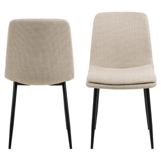 Becka Beige Fabric Dining Chairs In Pair_2