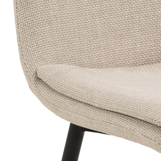 Becka Beige Fabric Dining Chairs In Pair_5