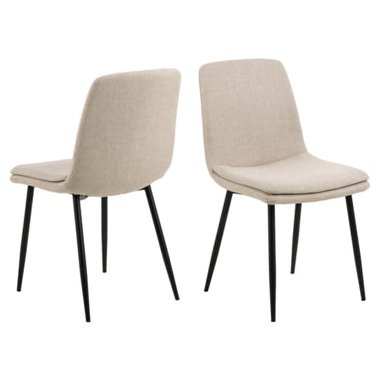Becka Beige Fabric Dining Chairs In Pair_1