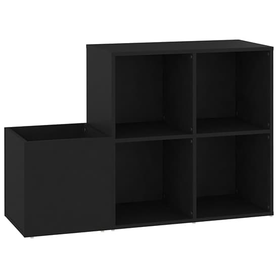 Bedros Wooden Hallway Shoe Storage Cabinet In Black_3