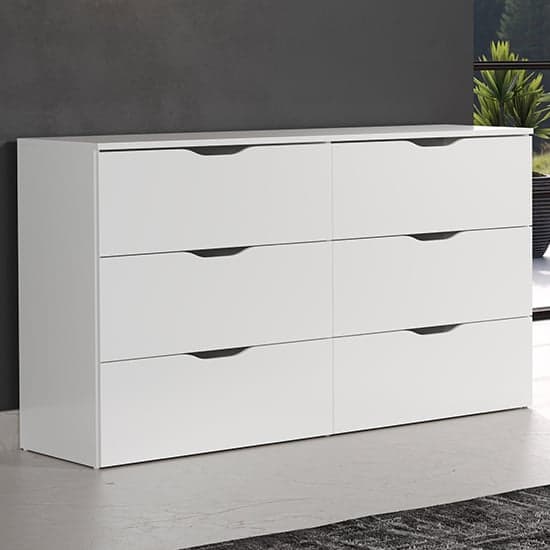 Beile Wooden Chest Of 6 Drawers In White_2