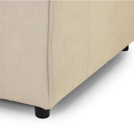 Beilla Polyster Fabric Corner Sofa Universal In Beige_5