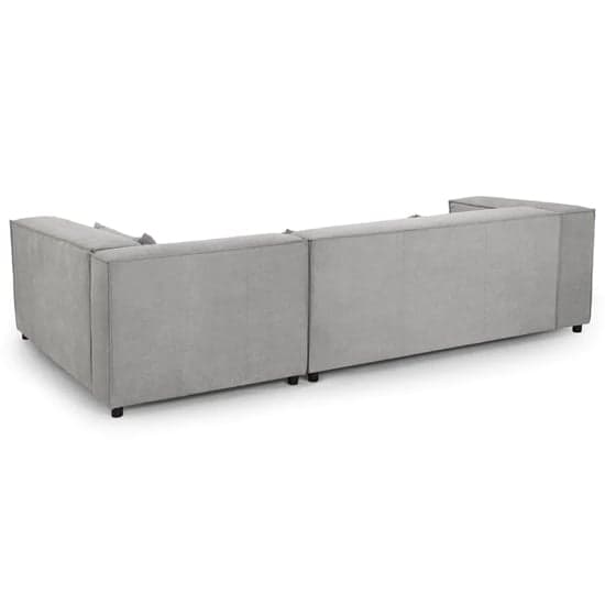 Beilla Polyster Fabric Corner Sofa Universal In Grey_2
