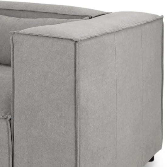 Beilla Polyster Fabric Corner Sofa Universal In Grey_3