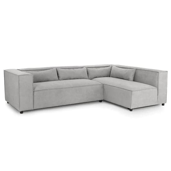 Beilla Polyster Fabric Corner Sofa Universal In Grey_1