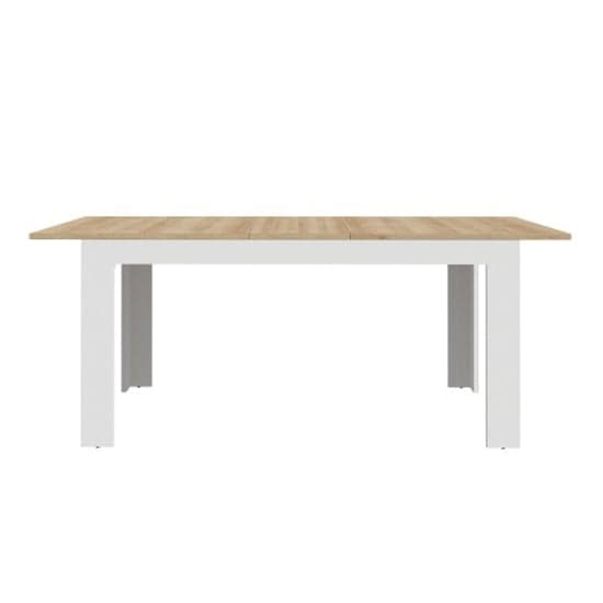 Belgin Extending Dining Table In Riviera Oak And White_2