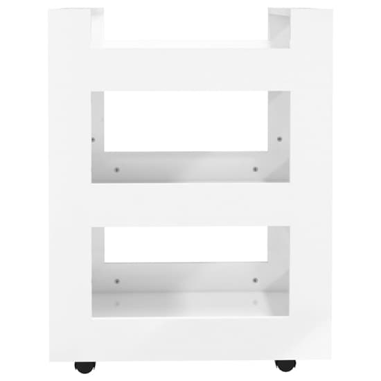 Belicia High Gloss Kitchen Trolley With 3 Shelves In White_4
