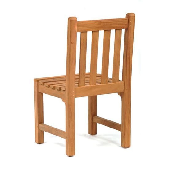 Bella Teak Wood Side Chair In Teak_5