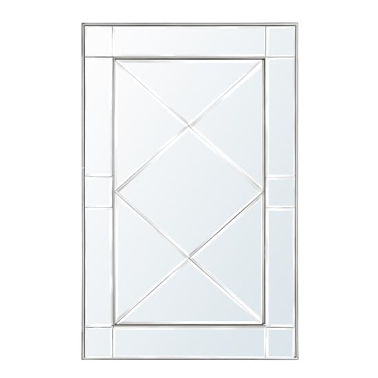 Belle Wall Mirror With Silver Wooden Frame_2