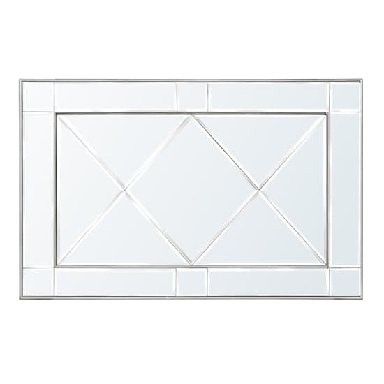 Belle Wall Mirror With Silver Wooden Frame_1