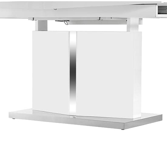Belmonte High Gloss Extending Dining Table Large In White_11