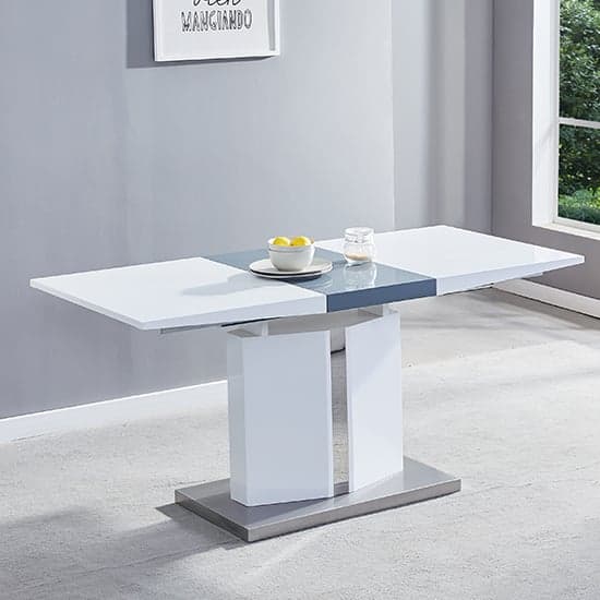 Belmonte Small Extending Dining Table 4 Petra Chairs And Bench_3