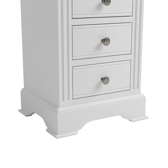 Belton Wooden 3 Drawers Bedside Cabinet In White_3