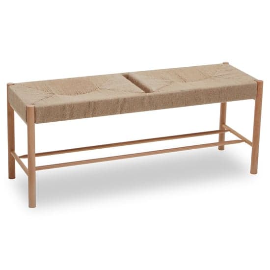 Bender Wooden Hallway Seating Bench In Natural_2