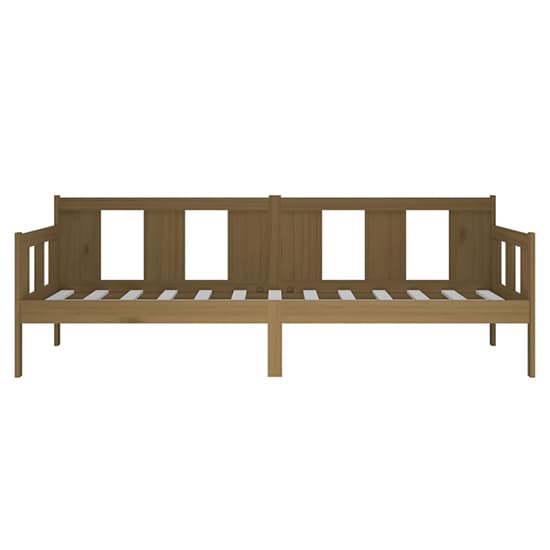 Bente Solid Pinewood Single Day Bed In Honey Brown_4