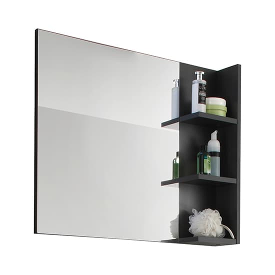Bento Bathroom Wall Mirror With Shelves In Grey_3