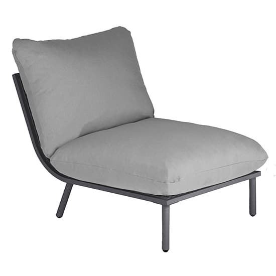 Beox Outdoor Corner Lounger Set With Roble Coffee Table In Grey_3