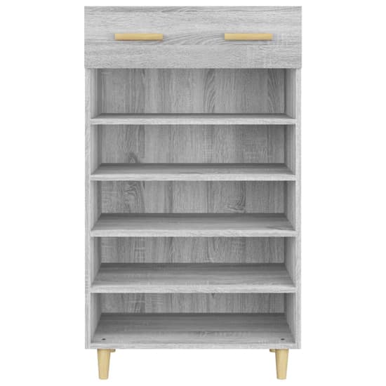Beril Wooden Shoe Storage Cabinet With Drawer In Grey Sonoma Oak_4