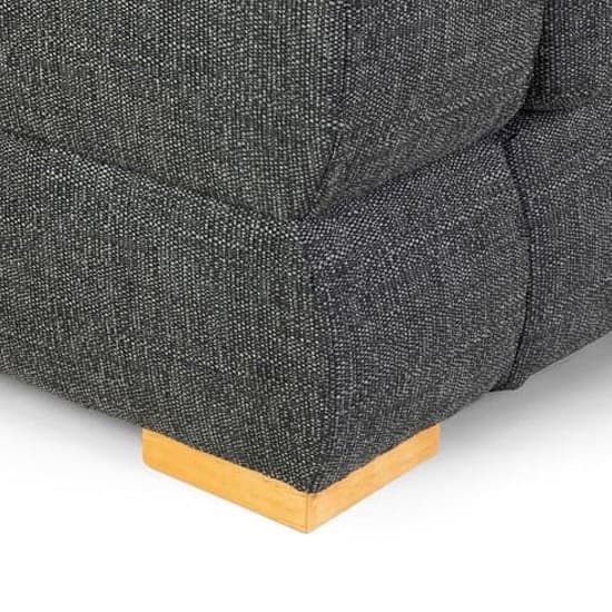 Berla Fabric 2 Seater Sofa With Wooden Legs In Slate_4