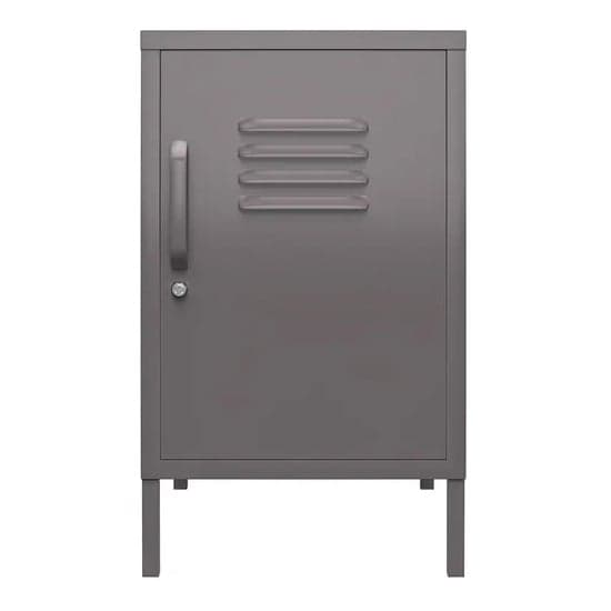 Berlin Metal Locker Storage Cabinet With 1 Door In Grey_2