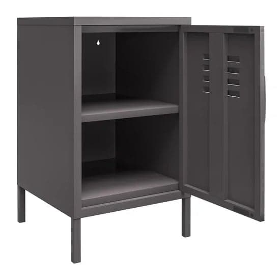 Berlin Metal Locker Storage Cabinet With 1 Door In Grey_4