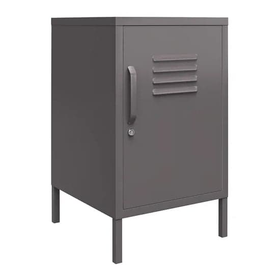 Berlin Metal Locker Storage Cabinet With 1 Door In Grey_5