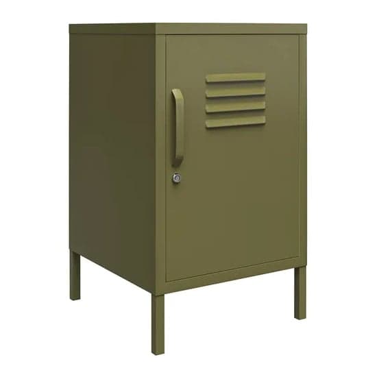 Berlin Metal Locker Storage Cabinet With 1 Door In Olive Green_5