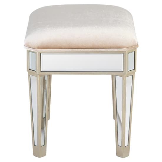 Berlin Mirrored Dressing Stool In Champagne_3