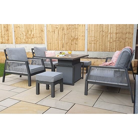 Bessie 7 Seater Sofa Set With Gas Lift Table In Grey_2