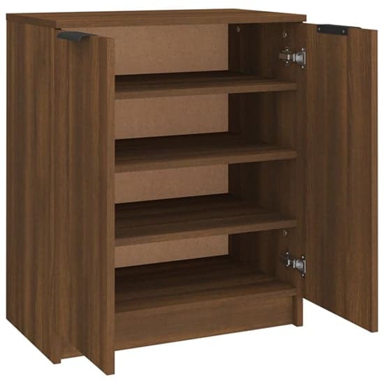 Betsi Wooden Shoe Storage Cabinet With 2 Doors In Brown Oak_5