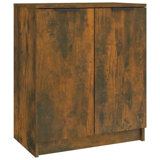 Betsi Wooden Shoe Storage Cabinet With 2 Doors In Smoked Oak_3