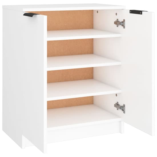 Betsi Wooden Shoe Storage Cabinet With 2 Doors In White_5